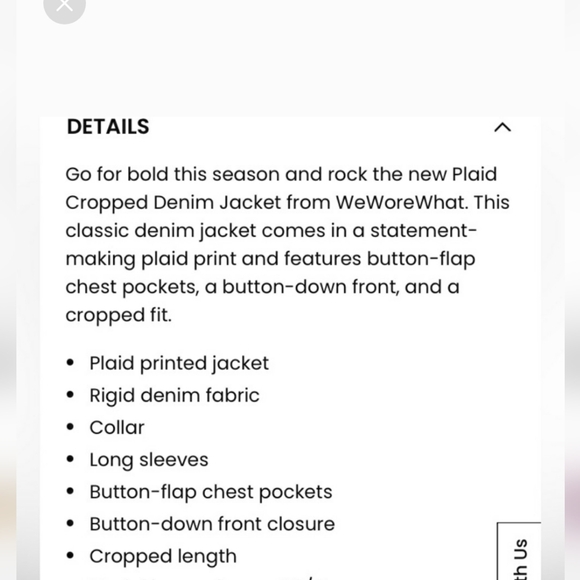 WeWoreWhat Plaid Jacket - Picture 7 of 7